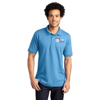 Port & Company® Men's Tall Core Blend Jersey Knit Polo - Embroidered Personalization Available from Positive Promotions