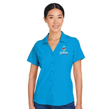 CORE365® Women's Ultra UVP® Marina Fishing Shirt - Embroidered Personalization Available from Positive Promotions