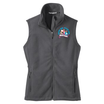 Breastfeeding Port Authority® Women's Value Fleece Vest - Embroidered Personalization Available from Positive Promotions