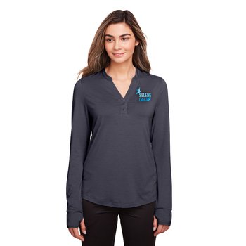North End® Women's JAQ Snap-Up Stretch Performance Pullover - Embroidered Personalization Available from Positive Promotions