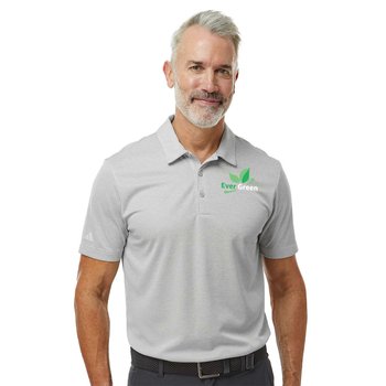adidas® Men's Space Dyed Polo - Embroidered Personalization Available from Positive Promotions