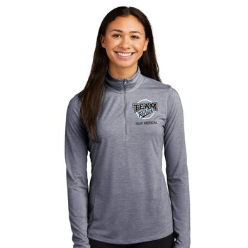 Rehab Team Sport-Tek® Women's Tri-Blend Performance Quarter-Zip Pullover - Embroidered Personalization Available from Positive Promotions
