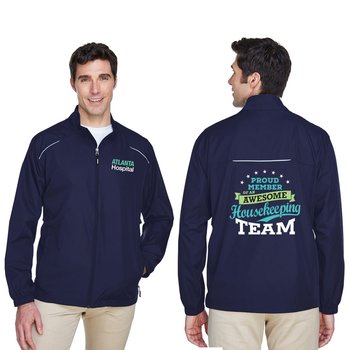 Housekeeping Core 365 Men's Motivate Unlined Lightweight Jacket - Embroidered Personalization Available from Positive Promotions