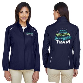 Housekeeping Core 365 Women's Motivate Unlined Lightweight Jacket - Embroidered Personalization Available from Positive Promotions