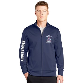 Respiratory Team Sport-Tek® Men's All-Season Lightweight Wicking Fleece Full-Zip Jacket - Embroidered Personalization Available from Positive Promotions