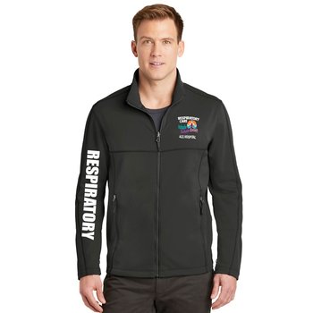 Respiratory Sleeve Port Authority® Men's Collective Smooth Fleece Jacket - Embroidered Personalization Available from Positive Promotions