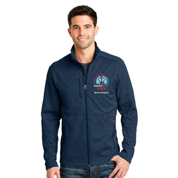 Respiratory Team Port Authority® Men's Digi Stripe Fleece Jacket - Embroidered Personalization Available from Positive Promotions
