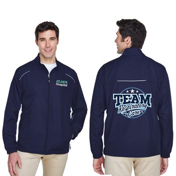 Respiratory Team Core 365 Men's Motivate Unlined Lightweight Jacket - Embroidered Personalization Available from Positive Promotions