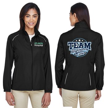Respiratory Team Core 365 Women's Motivate Unlined Lightweight Jacket - Embroidered Personalization Available from Positive Promotions