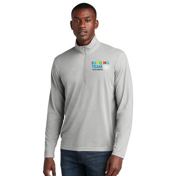 Radiology Team Sport-Tek® Men's Tri-Blend Performance Quarter-Zip Pullover - Embroidered Personalization Available from Positive Promotions