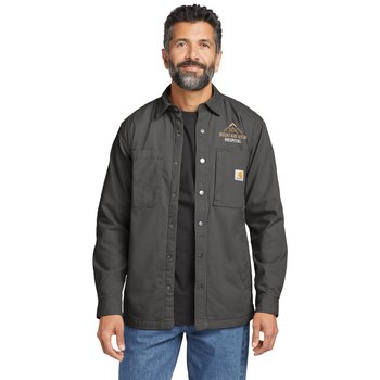 Carhartt® Men's Rugged Flex® Fleece-Lined Shirt Jacket - Embroidered Personalization Available from Positive Promotions
