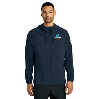 Nike ® Pro Unisex Hooded Jacket- Embroidered Personalization Available from Positive Promotions