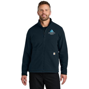 Carhartt® Men's Textured Full-Zip Fleece Jacket - Embroidered Personalization Available from Positive Promotions