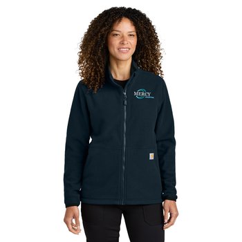 Carhartt® Women's Textured Full-Zip Fleece Jacket - Embroidered Personalization Available from Positive Promotions