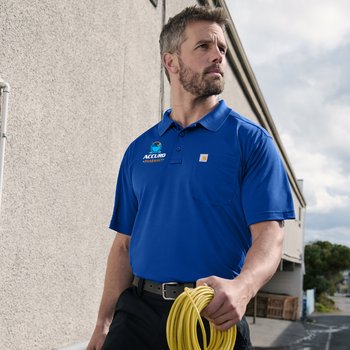 Carhartt Force® Men's Snag-Resistant Pocket Polo - Embroidered Personalization Available from Positive Promotions