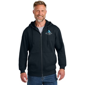 CornerStone® Unisex Tough Fleece Full-Zip Hoodie - Embroidered Personalization Available from Positive Promotions