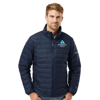 Columbia® Men's Powder Lite II Puffer Full-Zip Jacket - Embroidered Personalization Available from Positive Promotions