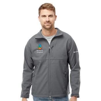 Columbia® Men's Ascender Soft-Shell Jacket - Embroidered Personalization Available from Positive Promotions