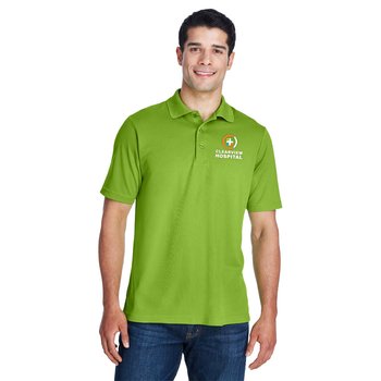 Core 365 Men's Piqué Performance Polo Extended Sizes - Embroidered Personalization Available from Positive Promotions
