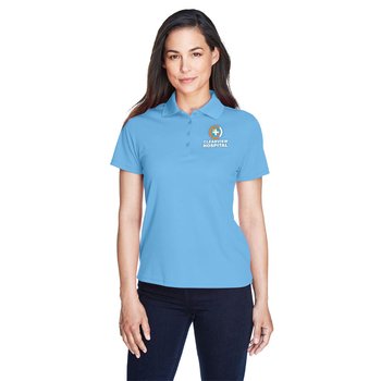 Core 365 Women's Piqué Performance Polo Extended Sizes - Embroidered Personalization Available from Positive Promotions