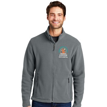 Med Lab Team Port Authority® Men's Value Fleece Jacket - Embroidered Personalization Available from Positive Promotions