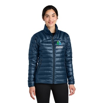 Outdoor Research® Limited Edition Women's 800 Tech Down Puffer Jacket - Embroidered Personalization Available from Positive Promotions