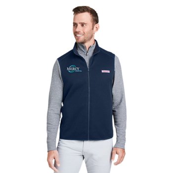 vineyard vines® Men's Mountain Sweater Fleece Vest - Embroidered Personalization Available from Positive Promotions