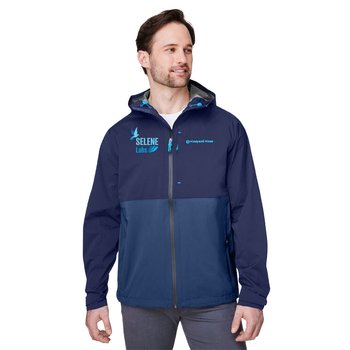 vineyard vines® Men's On-the-Go Packable Rain Shell Jacket - Embroidered Personalization Available from Positive Promotions