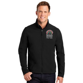 Activity Professionals Port Authority® Men's Core Soft-Shell Jacket - Embroidered Personalization Available from Positive Promotions