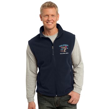 Social Worker Port Authority® Men's Value Fleece Vest - Embroidered Personalization Available from Positive Promotions