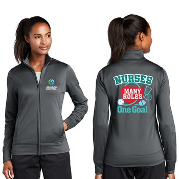 Nursing Team Sport-Tek® Women's All-Season Lightweight Wicking Fleece Full-Zip Jacket - Embroidered Personalization Available from Positive Promotions