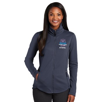 Nurses Port Authority® Women's Collective Smooth Fleece Jacket - Embroidered Personalization Available from Positive Promotions