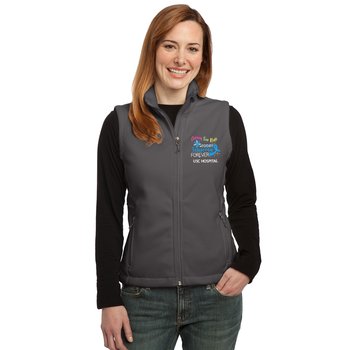 Child Abuse Prevention Port Authority® Women's Value Fleece Vest - Embroidered Personalization Available from Positive Promotions
