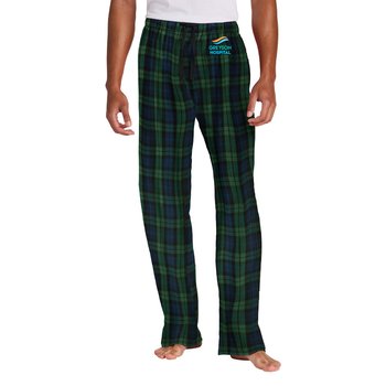 District® Unisex Flannel Plaid Pajama Pant - Embroidered Personalization Available from Positive Promotions