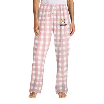 District® Women's Flannel Plaid Pajama Pant - Embroidered Personalization Available from Positive Promotions