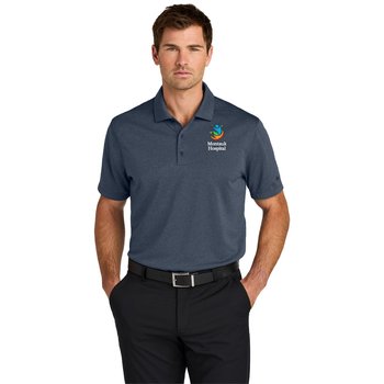 Nike® Men's Dri-FIT Smooth Heather Performance Polo - Embroidered Personalization Available from Positive Promotions