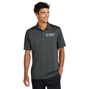 MERCER+METTLE® Men's Recharge Jersey Polo - Embroidered Personalization Available from Positive Promotions