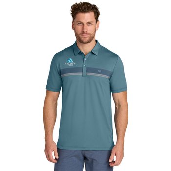 TravisMathew® Men's Glenview Stripe Polo - Embroidered Personalization Available from Positive Promotions
