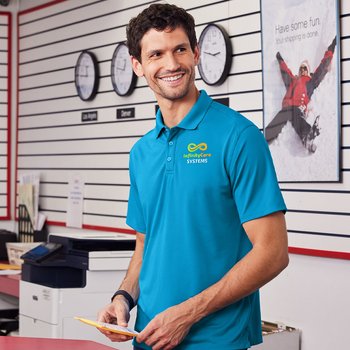 Port Authority® Men's Wearever Performance Piqué Polo - Embroidered Personalization Available from Positive Promotions
