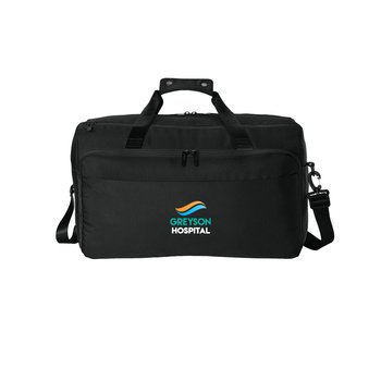 MERCER+METTLE® Traveler Duffel Bag - Embroidered Personalization Available from Positive Promotions