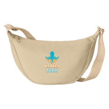 Port Authority® Matte Crossbody Bag - Embroidered Personalization Available from Positive Promotions