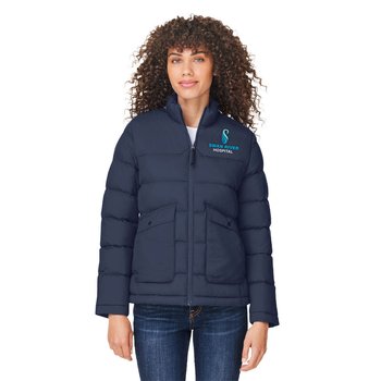 CORE365® Women's Inspire Puffer Jacket - Embroidered Personalization Available from Positive Promotions