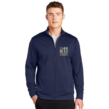 Dispatcher Sport-Tek® Men's All-Season Lightweight Wicking Fleece Full-Zip Jacket - Embroidered Personalization Available from Positive Promotions