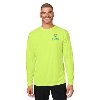 CORE365® Adult/Unisex Challenger Long-Sleeved Performance T-Shirt - Embroidered Personalization Available from Positive Promotions