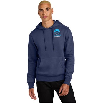 District® Unisex Perfect Weight® Fleece Hoodie - Embroidered Personalization Available from Positive Promotions