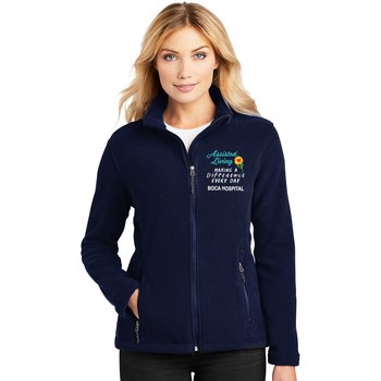 Assisted Living Staff Port Authority® Women's Value Fleece Jacket - Embroidered Personalization Available from Positive Promotions