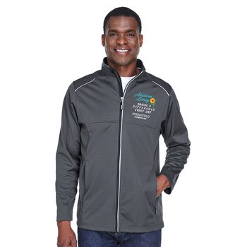 Assisted Living Staff Core 365 Men's Techno Lite Three-Layer Knit Tech-Shell Jacket - Embroidered Personalization Available from Positive Promotions