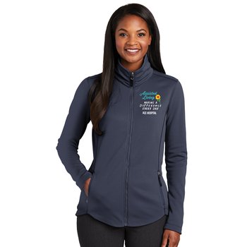 Assisted Living Staff Port Authority® Women's Collective Smooth Fleece Jacket - Embroidered Personalization Available from Positive Promotions