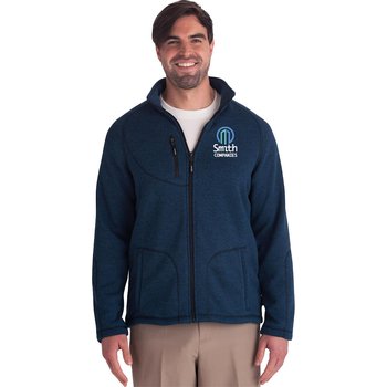 Edwards® Men's Sweater-Knit Fleece Jacket - Embroidered Personalization Available from Positive Promotions