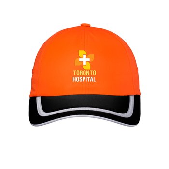 Port Authority® Enhanced Safety Hi-Vis Cap - Embroidered Personalization Available from Positive Promotions